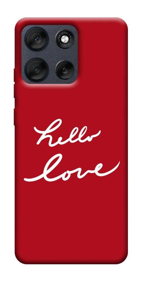 Чехол Hello love для Motorola Moto G56 5G