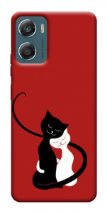 Чохол Закохані коти для Motorola Moto G06