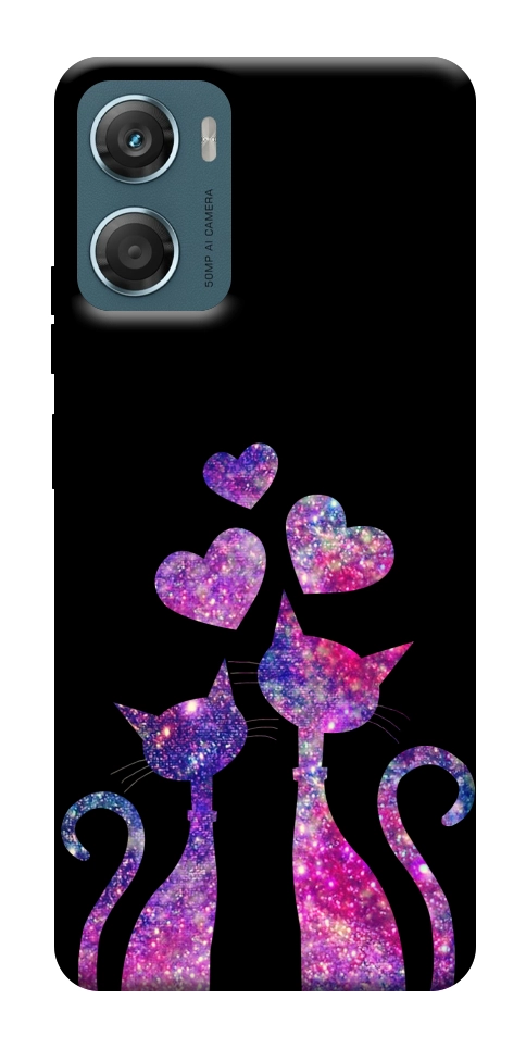 Чехол Космические коты для Motorola Moto G06