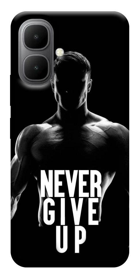 Чехол Never give up для Infinix Smart 10