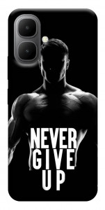 Чохол Never give up для Infinix Smart 10