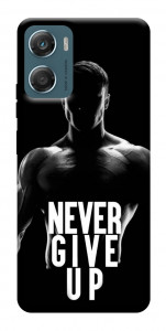 Чехол Never give up для Motorola Moto G06