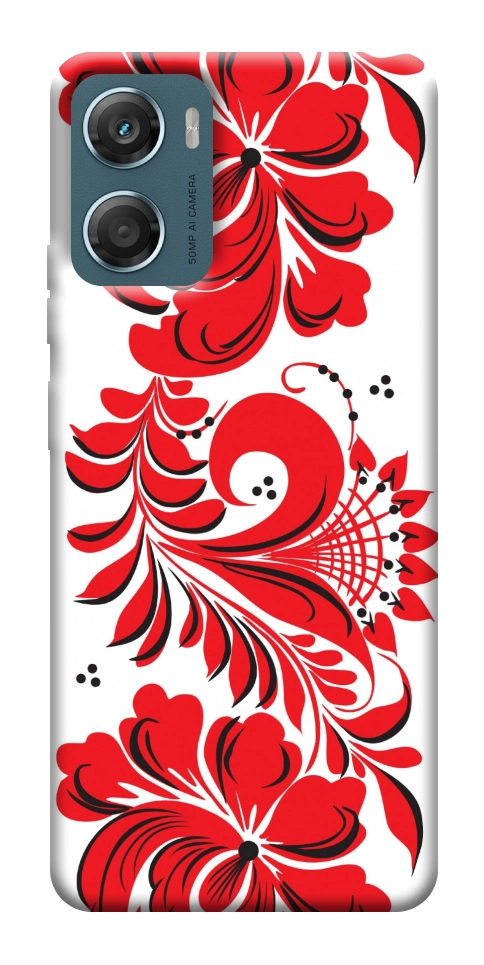 Чехол Червона вишиванка для Motorola Moto G06