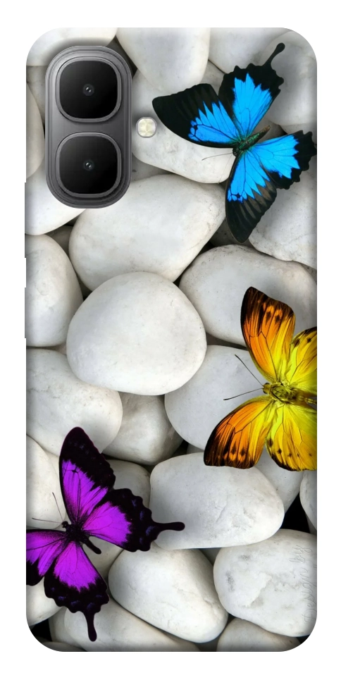 Чехол Butterflies для Infinix Smart 10
