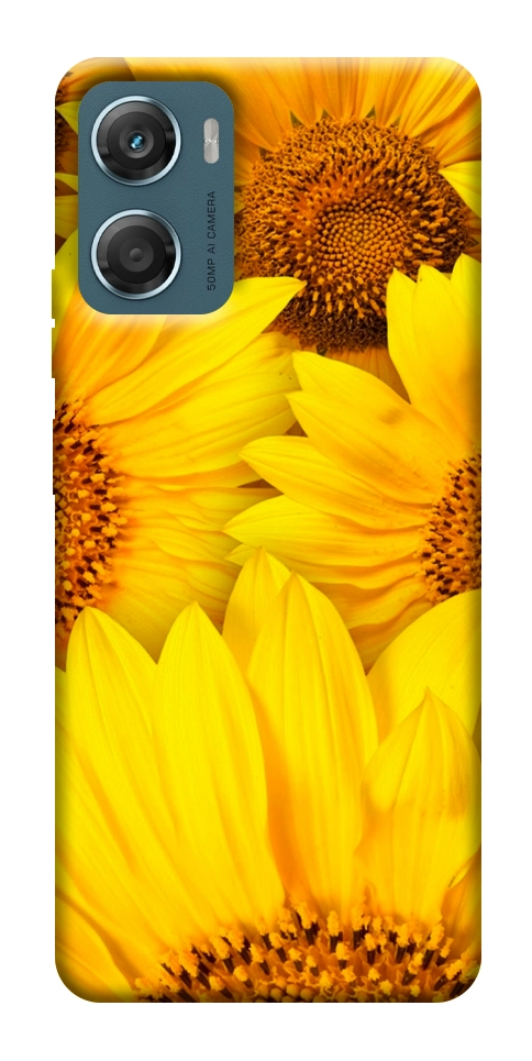 Чехол Букет подсолнухов для Motorola Moto G06