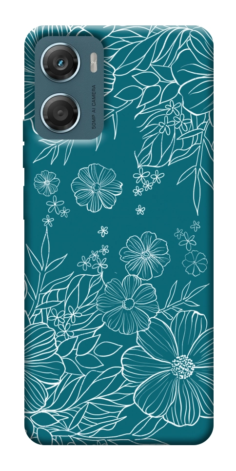 Чехол Botanical illustration для Motorola Moto G06
