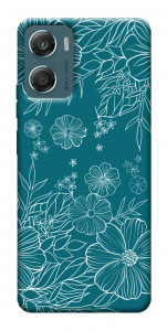 Чехол Botanical illustration для Motorola Moto G06
