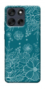 Чехол Botanical illustration для Motorola Moto G56 5G