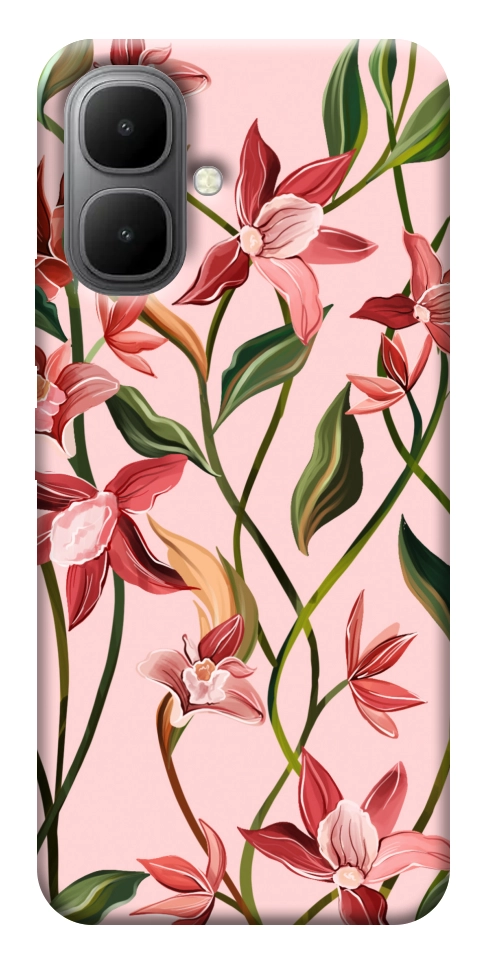 Чехол Floral motifs для Infinix Smart 10