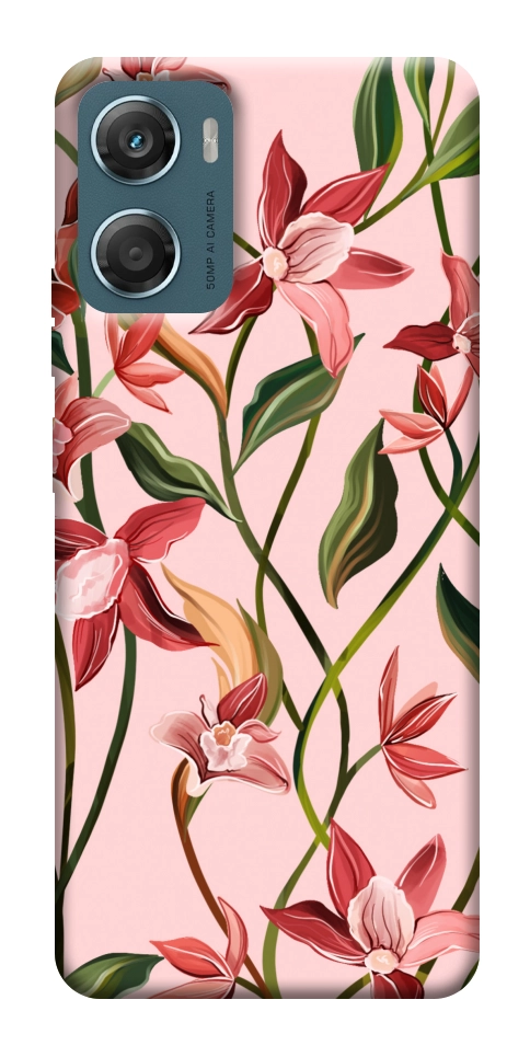 Чехол Floral motifs для Motorola Moto G06