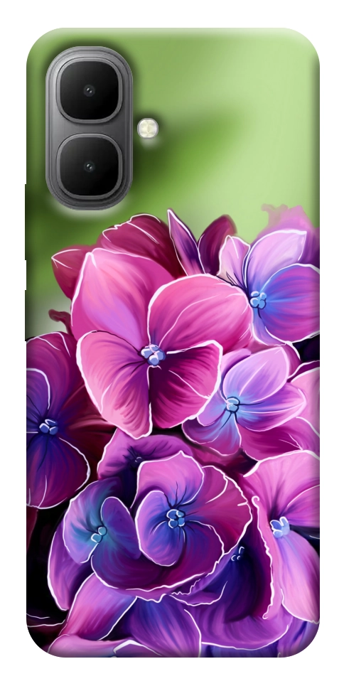 Чехол Кружевная гортензия для Infinix Smart 10