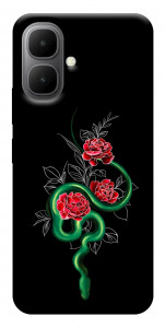 Чохол Snake in flowers для Infinix Smart 10