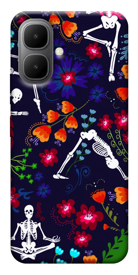 Чехол Yoga skeletons для Infinix Smart 10