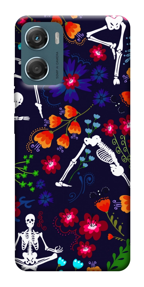Чехол Yoga skeletons для Motorola Moto G06