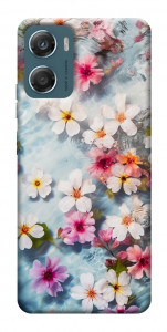 Чехол Floating flowers для Motorola Moto G06