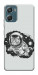 Чехол Кот космонавт для Motorola Moto G06