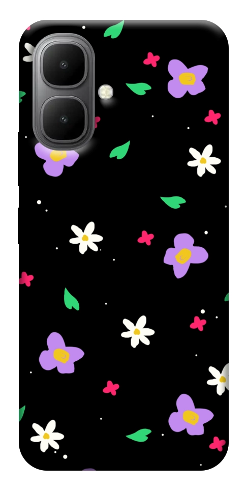 Чехол Цветы и лепестки для Infinix Smart 10