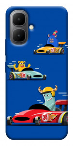Чохол Монстри та машинки для Infinix Smart 10