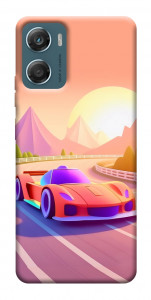 Чехол Машинка на закате для Motorola Moto G06