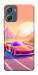 Чехол Машинка на закате для Motorola Moto G06