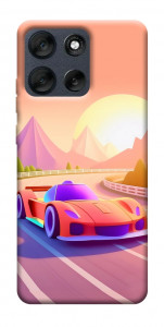 Чехол Машинка на закате для Motorola Moto G56 5G