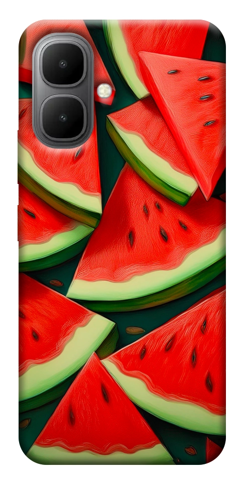 Чехол Скибки арбуза для Infinix Smart 10