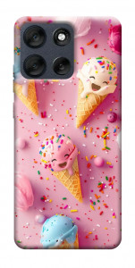 Чехол Веселое мороженое для Motorola Moto G56 5G