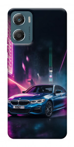 Чехол Неоновое BMW для Motorola Moto G06