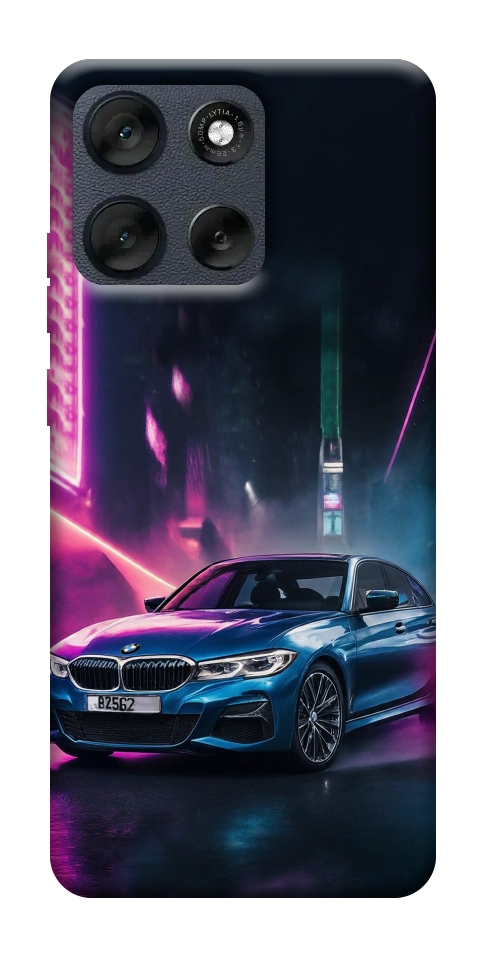 Чехол Неоновое BMW для Motorola Moto G56 5G