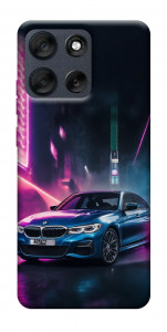 Чехол Неоновое BMW для Motorola Moto G56 5G