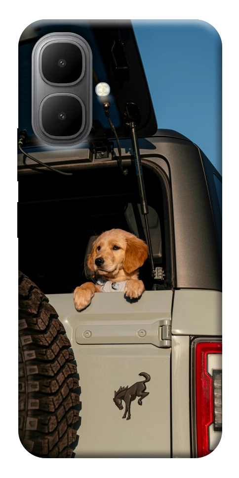Чехол Dog in the car для Infinix Smart 10