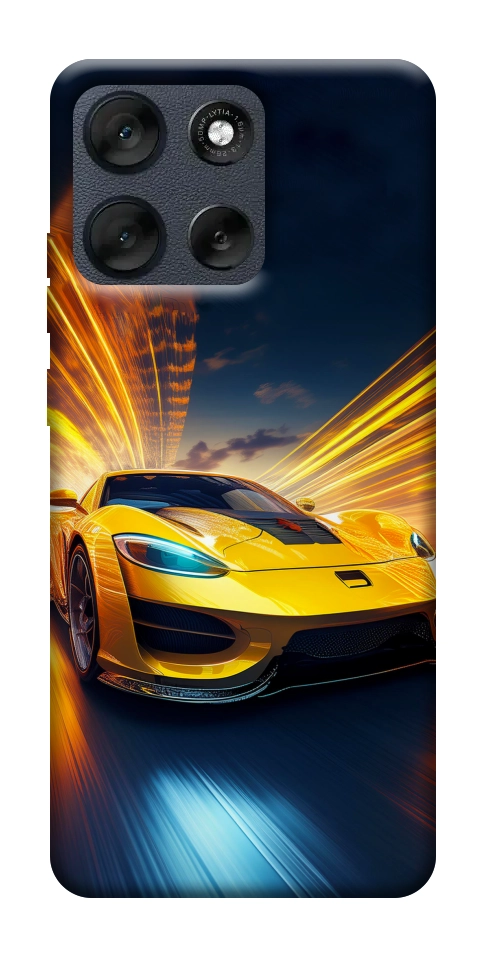 Чехол Yellow Porsche для Motorola Moto G56 5G