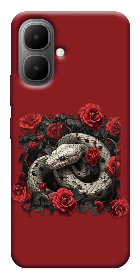 Чехол Roses snake для Infinix Smart 10