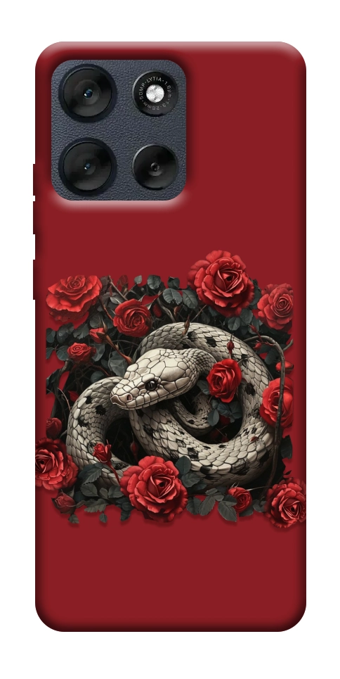 Чехол Roses snake для Motorola Moto G56 5G