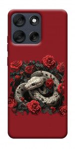 Чехол Roses snake для Motorola Moto G56 5G