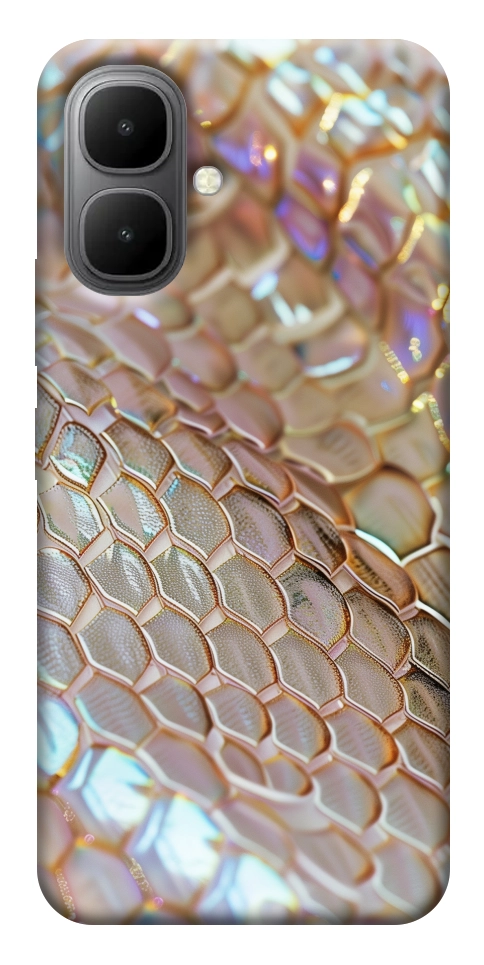 Чехол Gold snake skin для Infinix Smart 10