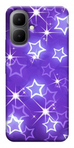 Чехол Purple sparkles для Infinix Smart 10