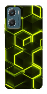 Чехол Neon hexagon для Motorola Moto G06
