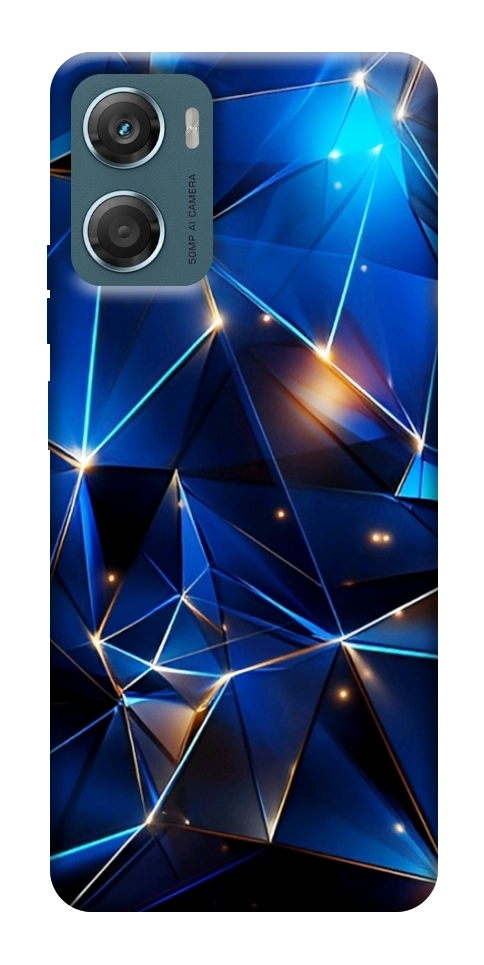 Чехол Abstract purple pattern для Motorola Moto G06