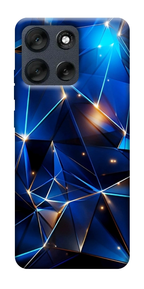 Чехол Abstract purple pattern для Motorola Moto G56 5G