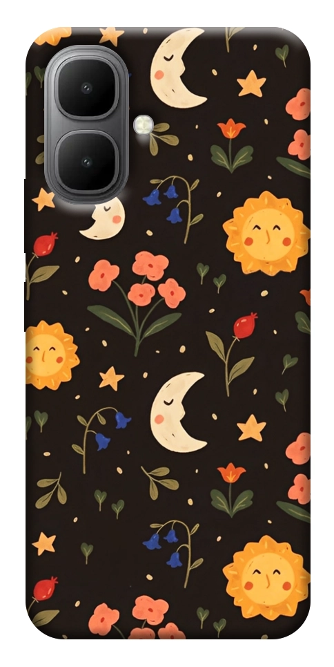 Чехол Полевые цветы для Infinix Smart 10
