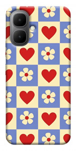 Чехол Сердечки-цветочки для Infinix Smart 10