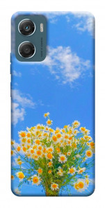 Чехол Sky flowers для Motorola Moto G06