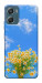 Чехол Sky flowers для Motorola Moto G06