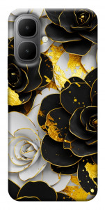 Чехол Flower black-white для Infinix Smart 10