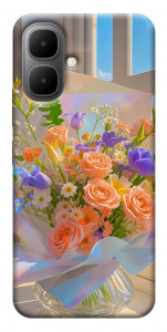 Чехол Яркий букет для Infinix Smart 10