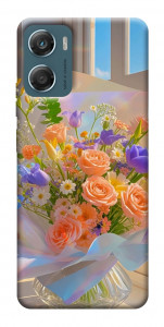 Чехол Яркий букет для Motorola Moto G06