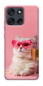 Чехол Pinky cat для Motorola Moto G56 5G