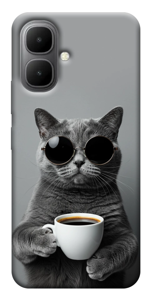 Чехол Grey cat coffee для Infinix Smart 10
