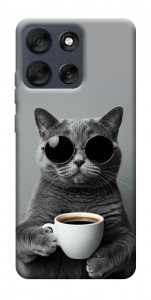 Чехол Grey cat coffee для Motorola Moto G56 5G